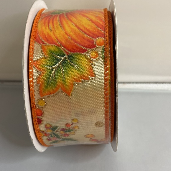 10 Yards of Expressions Fall Wired Ribbon - Picture 4 of 7